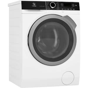 2.4 cu. ft. 24 in. Stackable Front Load Washer in White with LuxCare Wash and Steam Refresh