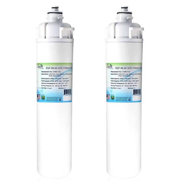 Swift Green Filters SGF-96-22 VOC-Chlora-L-S-B Compatible Commercial Water Filter for EV9612-50 (2-Pack)