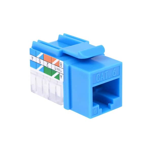 Cat6 Keystone Jack UL Listed(5-Pack)