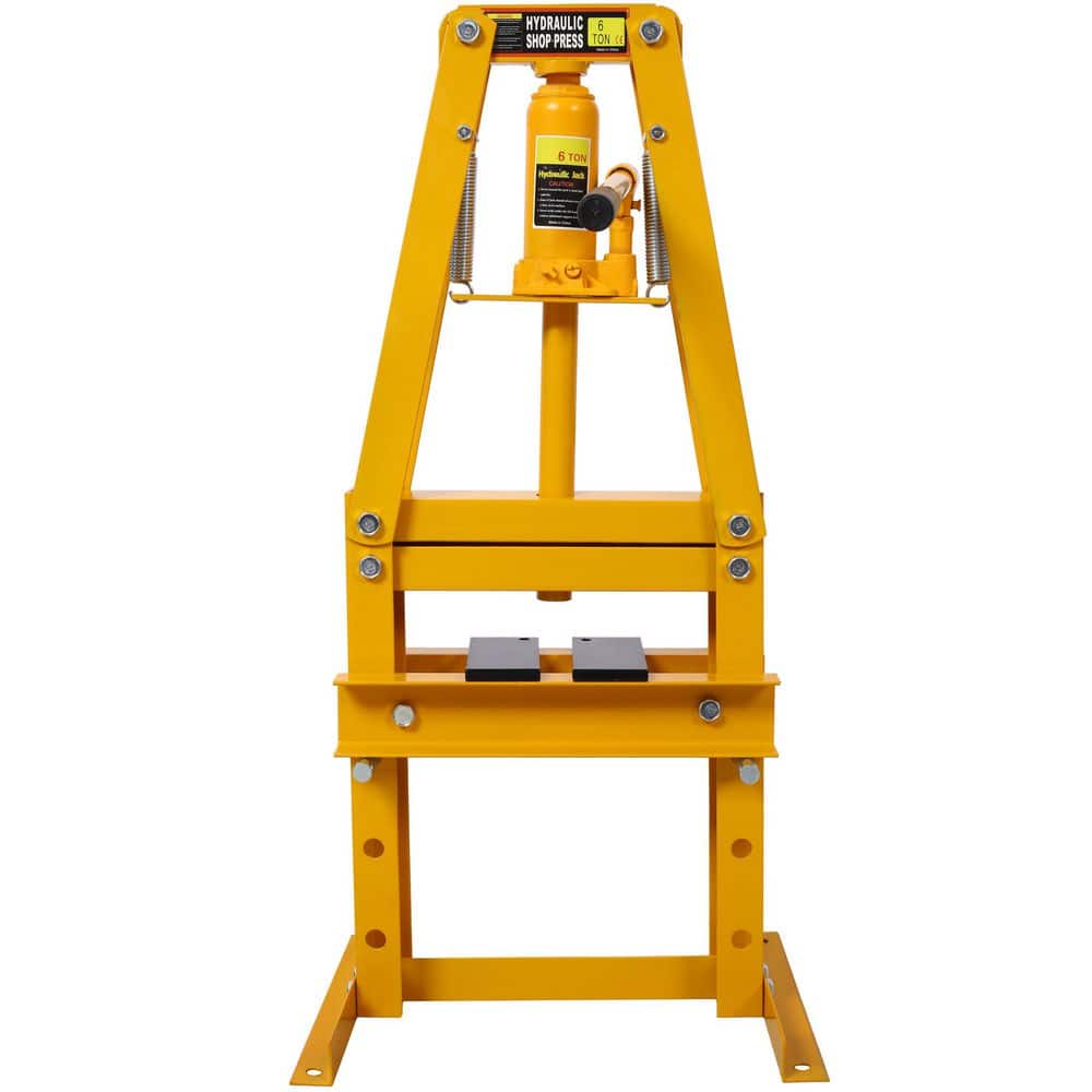 6-Ton Benchtop Hydraulic A-Frame Garage Floor Adjustable Shop Press with Press Plates, Yellow price history on PriceWatchPro