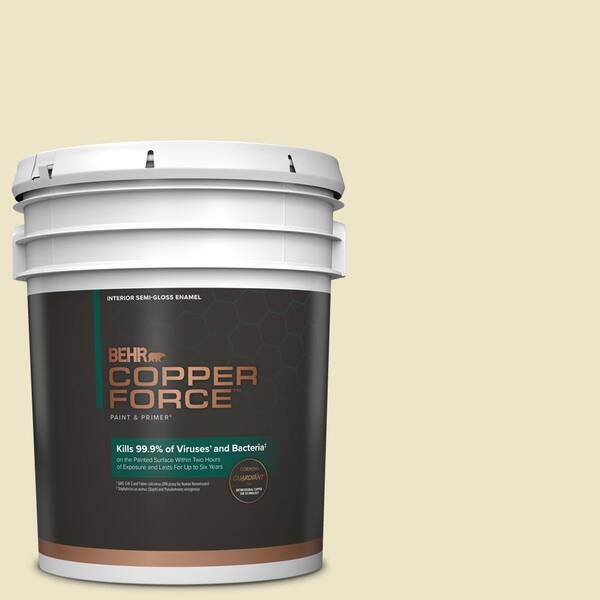 COPPER FORCE 5 gal. #M310-2 Proper Temperature Semi-Gloss Enamel Virucidal and Antibacterial Interior Paint & Primer