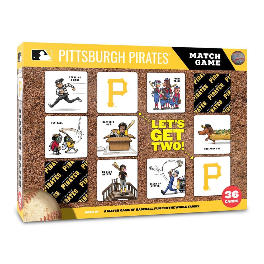 MLB Pittsburgh Pirates Licensed Memory Match Game price history on PriceWatchPro