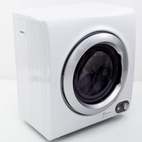 cadeninc 1.3 Cu. ft.Ventless Portable Mini Electric Tumble Cloth Dryer with Digital Touch Panel,Glass Door,UV Sterilizaiton,White
