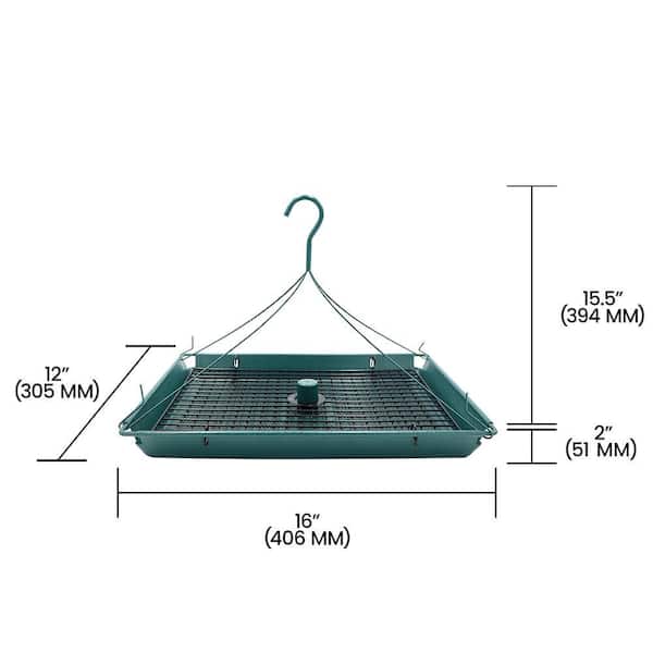 ZENPORT:Zenport 2-In-1 Platform Bird Feeder, Post Mount