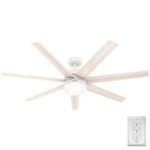 Phenomenon 60 in. Indoor Fresh White Smart Ceiling Fan with Remote and Light Kit