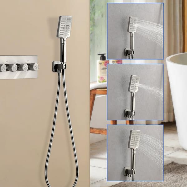 Stand up Shower featuring Kohler Shower Panel, Jets, Handshower