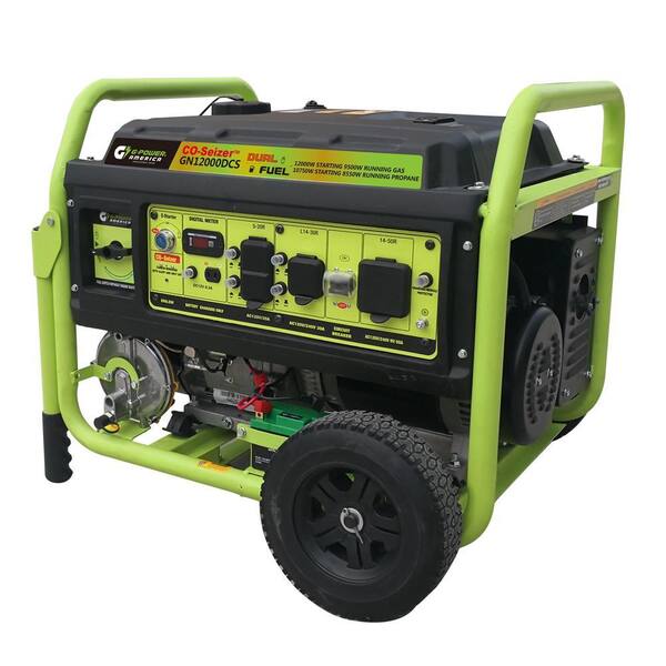 Green-Power 12000-Watt Electric Start Gasoline/Propane Portable