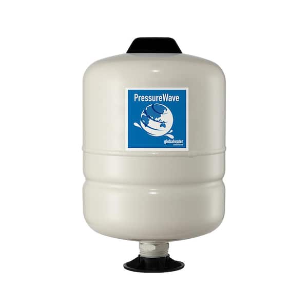 globalwater solutions PressureWave 2.11 Gal. Inline Pressurized Well Tank