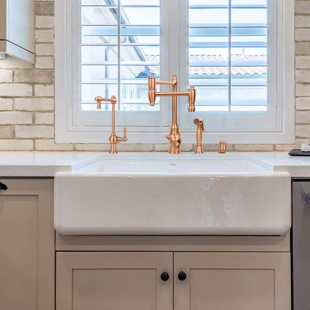 Copper Finish Single Handle Water Filter Faucet