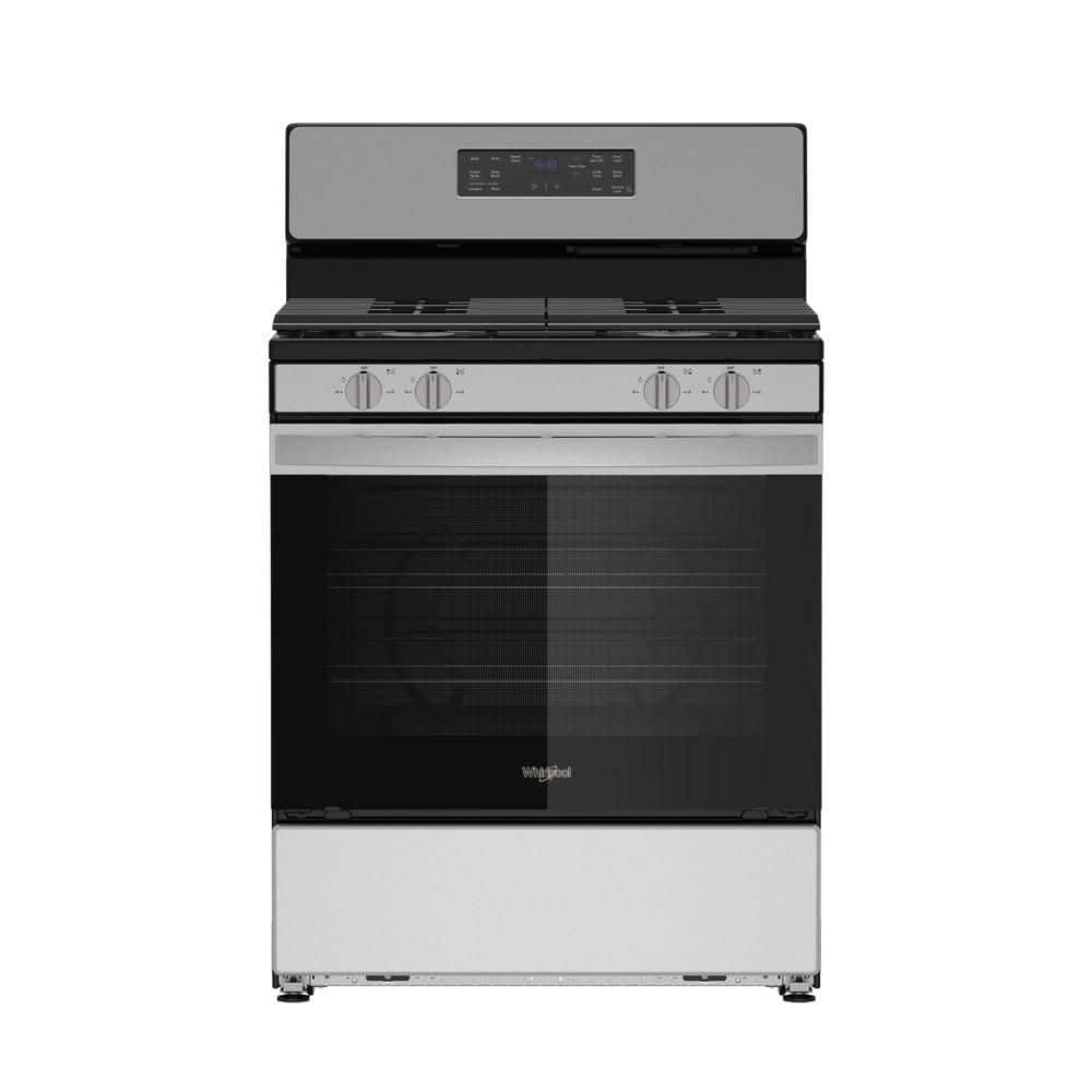 30 in. 4 Burners Freestanding Gas Range in Stainless Steel with Crispy Mode and Dishwasher Safe Grates price history on PriceWatchPro