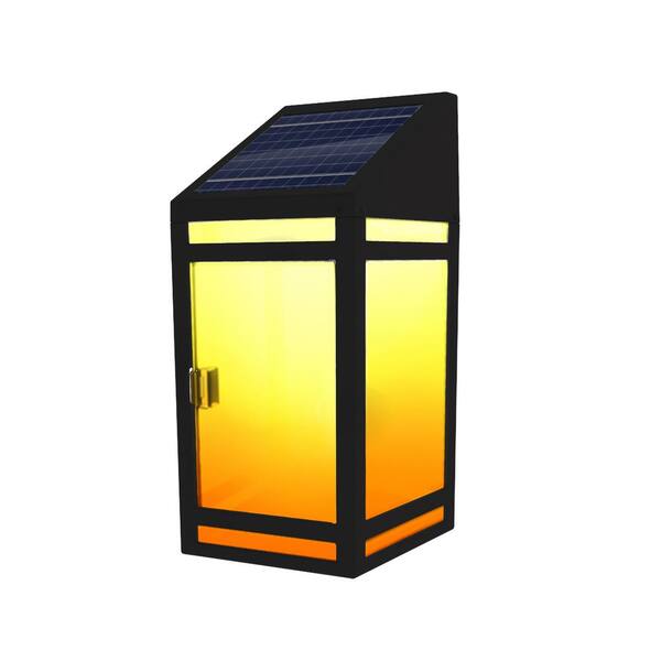 Techko Solar Portable Hanging Lantern w/ Hanger - Flame or Still Light