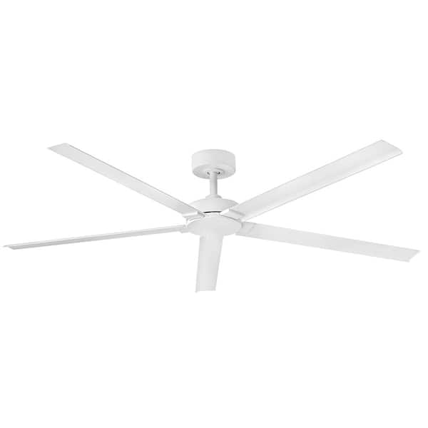 Vento 60.0 in. Indoor/Outdoor Matte White Ceiling Fan with Remote Control