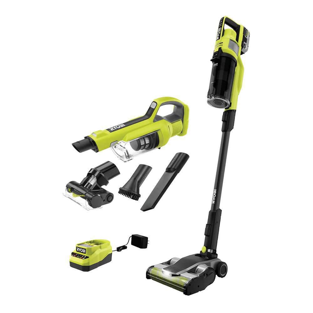 RYOBI ONE  18V Brushless Cordless Compact Stick Vacuum Cleaner (Tool Only) - 1