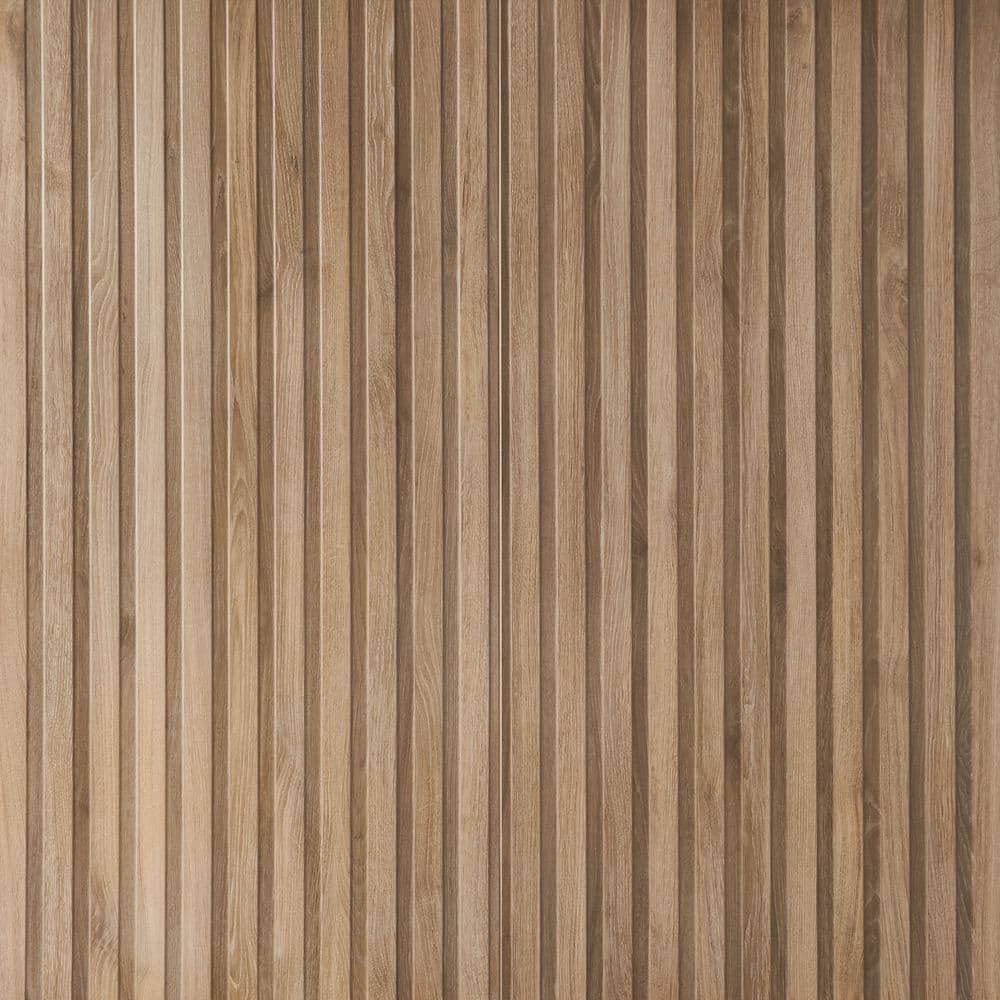 Brookline Ribbon Tan Brown Matte Porcelain Large Format Tile