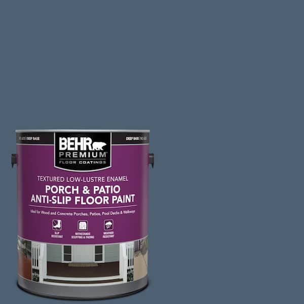 1 gal. #PPU14-19 English Channel Textured Low-Lustre Enamel Interior/Exterior Porch and Patio Anti-Slip Floor Paint