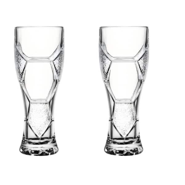 2-Piece Clear World Cup Beer Glass, 16 oz. World Cup 2026 Drinking Cups for Match Day Party, Perfect Gift for Partners