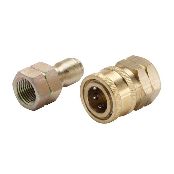 3/8 in. Male Quick-Connect x Female NPT Kit for Pressure Washer