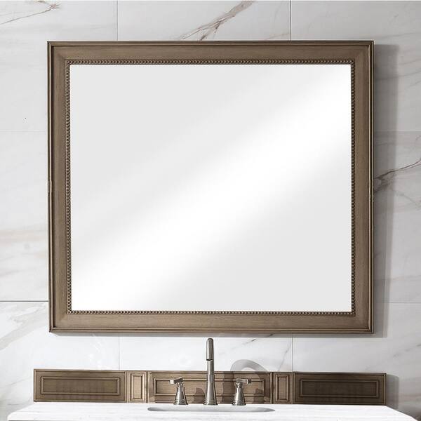 Oslo 36 in. Washed Oak Vanity -Includes Mirror