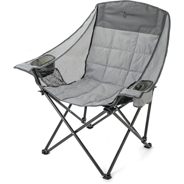 Grey KKS0372U Oversized Folding Camp Chair