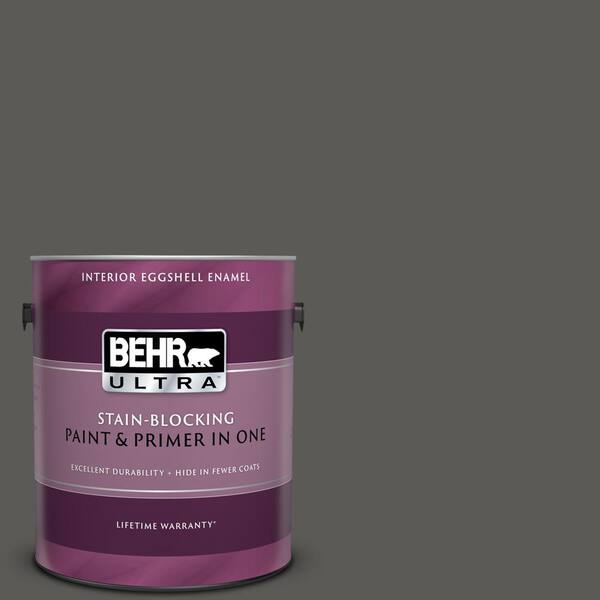 BEHR ULTRA 1 gal. #UL260-2 Intellectual Eggshell Enamel Interior Paint and Primer in One