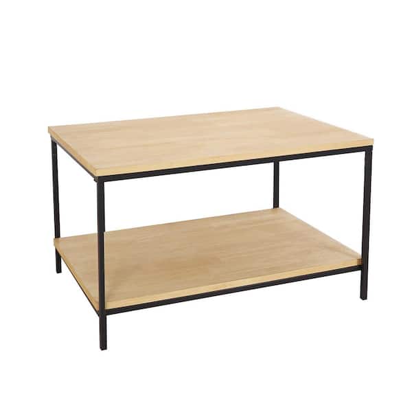 Tatahance 31 in. Length Rectangle Oak 18in. Height Wood Coffee Table Modern Simple