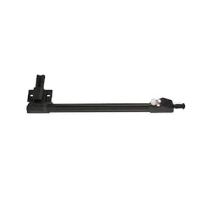19.5 in. Black Aluminum Fence Magnetic Protector Gate Latch