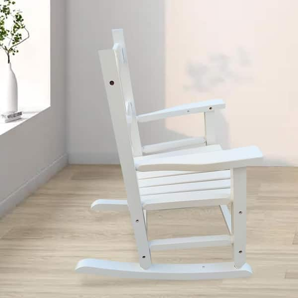 Large white rocking online chair