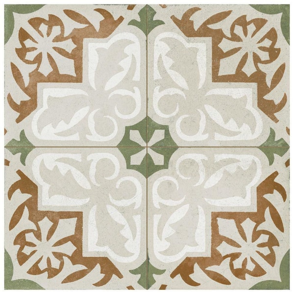 Merola Tile Kings Paname Bastille 4-2/5 in. x 4-2/5 in. Ceramic Floor and Wall Take Home Tile Sample