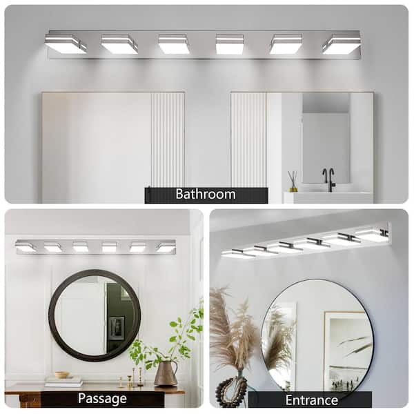 ✨Y. K✨ Zevni 21 in. 3-Light Black Bathroom Vanity Light Modern
