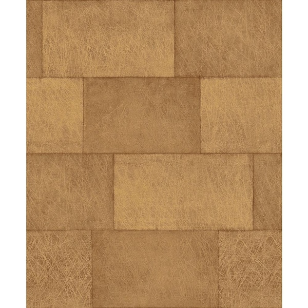 Advantage Lyell Brown Stone Wallpaper Sample