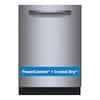 Bosch 800 Series 24 in. Stainless Steel Top Control Tall Tub Pocket Handle Quietest 42 dBA Dishwasher with Stainless Steel Tub SHP78CM5N