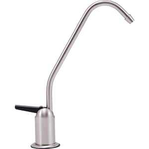 Single-Handle Water Dispenser Faucet with Air Gap in Brushed Nickel for Reverse Osmosis System