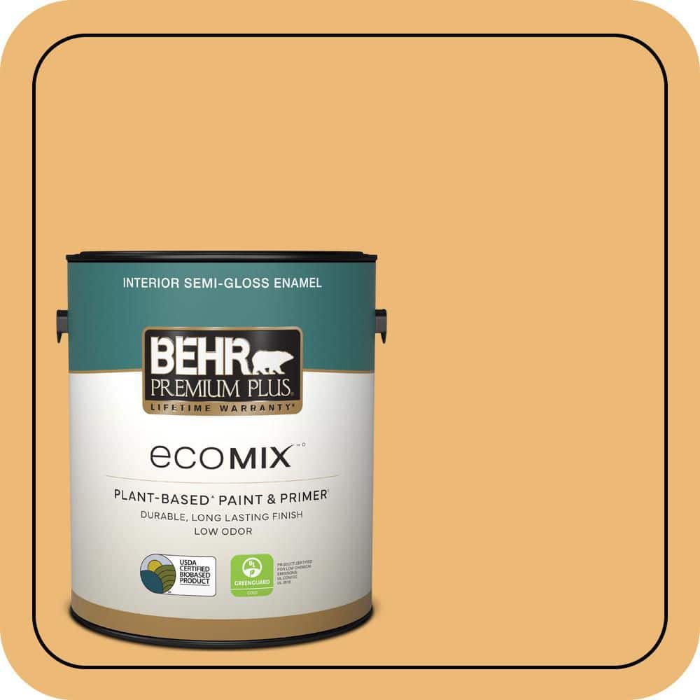 1 gal. #BIC-29 Kernel Semi-Gloss Enamel EcoMix Plant-Based Interior Paint & Primer price history on PriceWatchPro