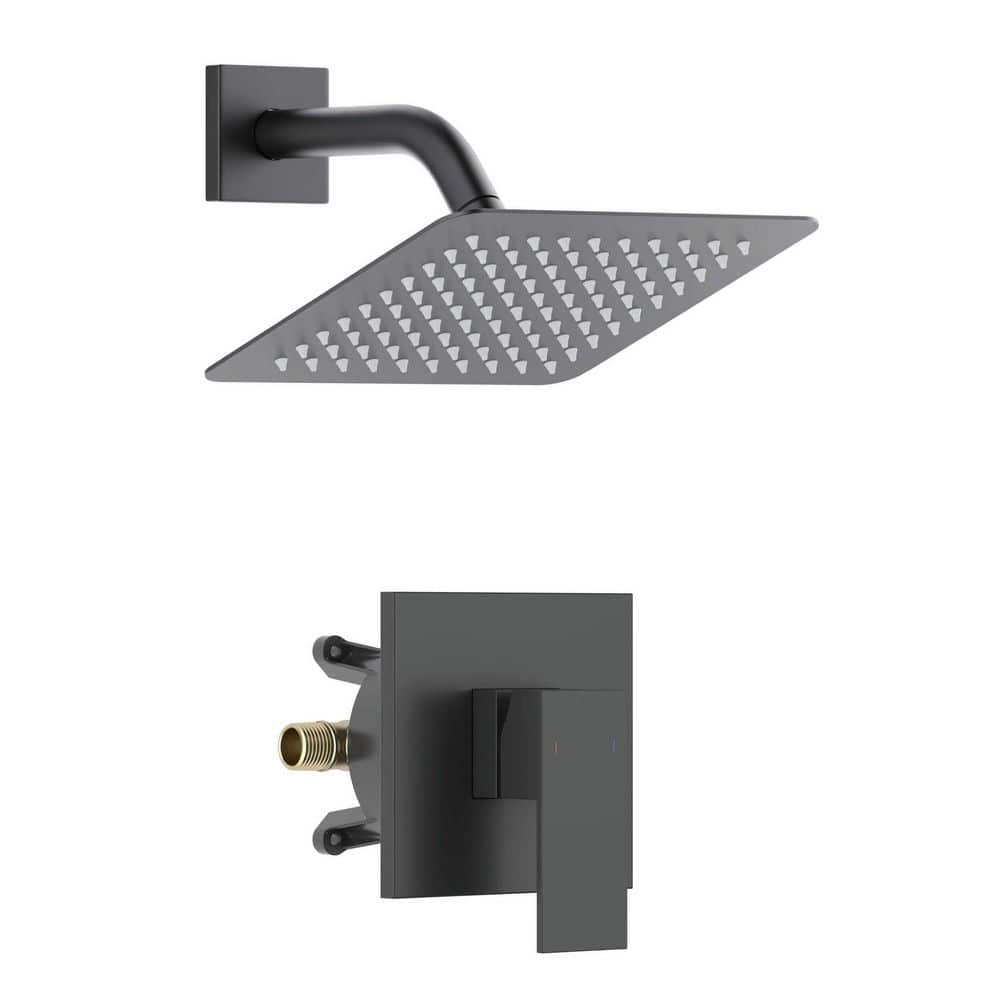 1 Handle 1 -Spray Shower Faucet 1.8 GPM w/ Corrosion Resistant,Pressure Balance in Matte Black price history on PriceWatchPro
