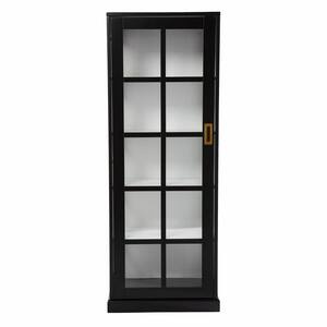 Amelia Black Accent Cabinet with Shelf