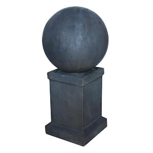 Surrey Sphere Waterfall Fountain, Burnt Umber - 1-Piece