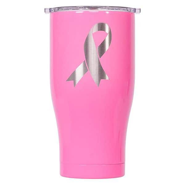 ORCA Chaser 27 oz.  Pink - Cancer Awareness Ribbon (Gloss)