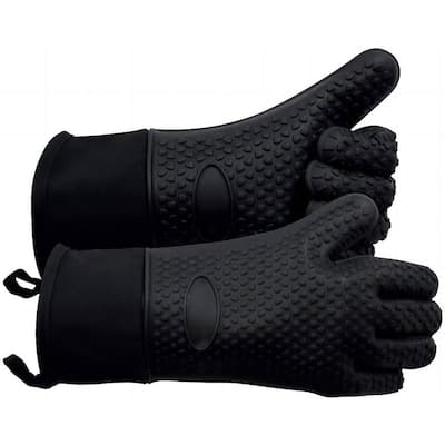 MOAMI Oven Gloves 932°F Heat Resistant Gloves, XL Size Cut-Resistant Grill  Gloves, Non-Slip Silicone BBQ Gloves, Kitchen Safe Cooking Gloves for Men