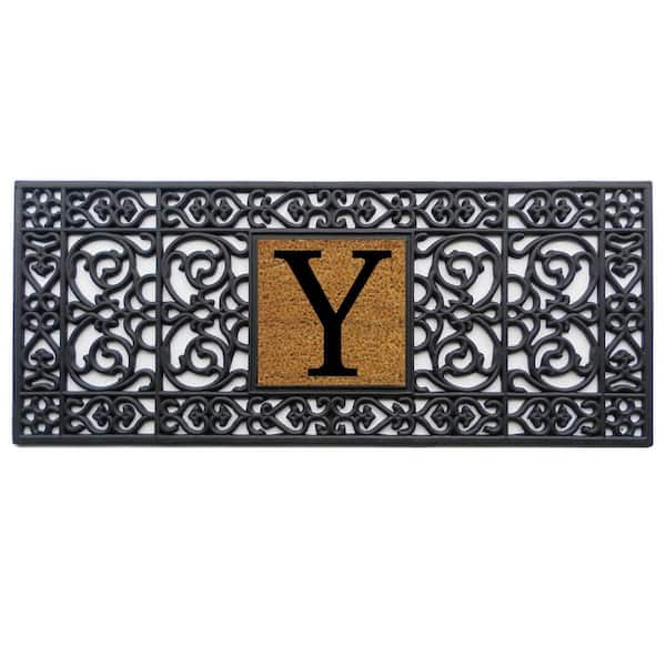 Calloway Mills 17 in. x 41 in. Rubber Monogrammed Y Door Mat