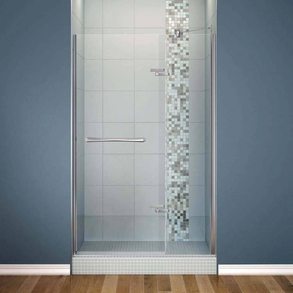 MAAX Reveal 48 in. x 71-1/2 in. Frameless Pivot Shower Door in