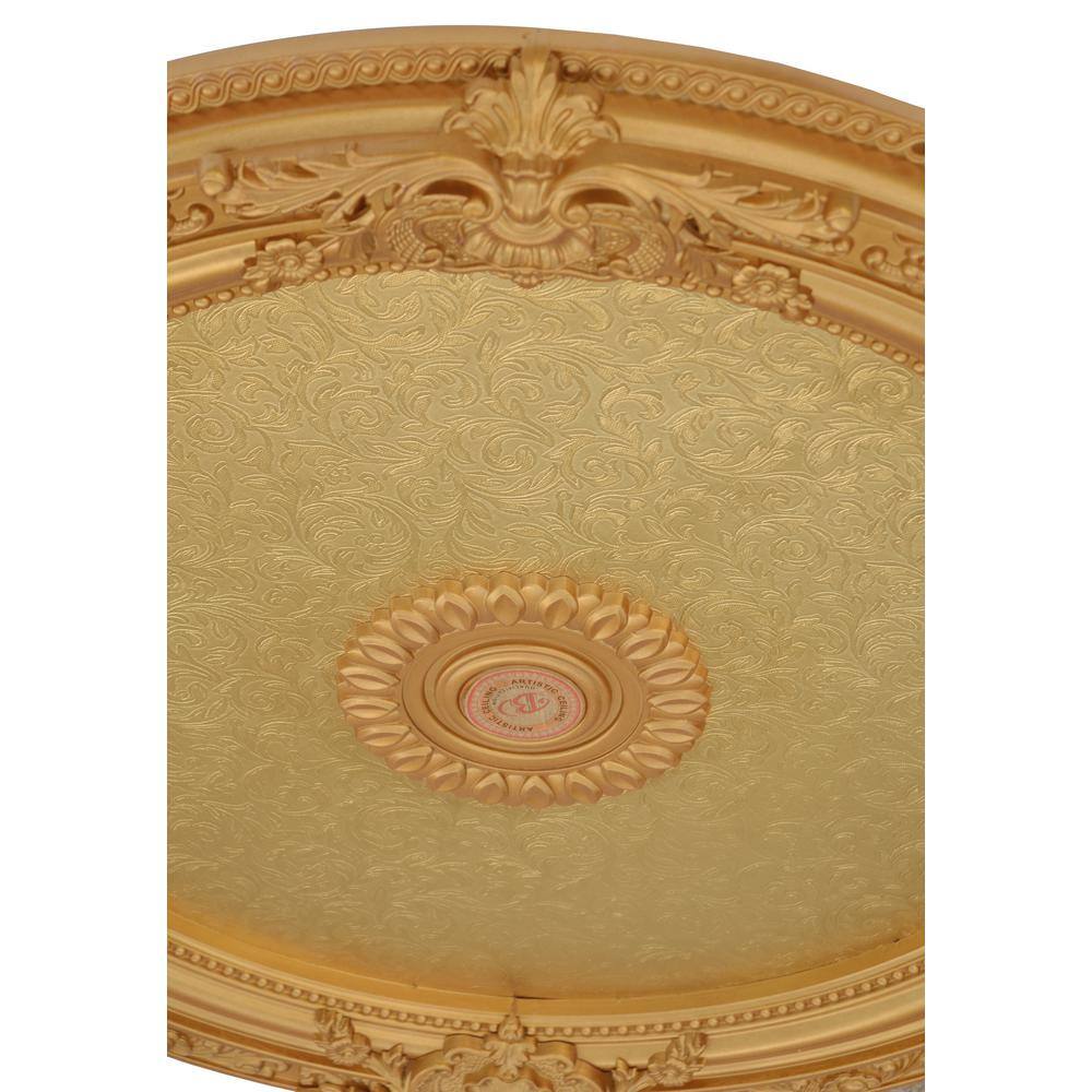 AFD Home 36 in. Round Chandelier Ceiling Medallion - Gold