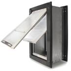 12 in. x 22 in. Extra Large Double Flap for Walls with Black Aluminum Frame