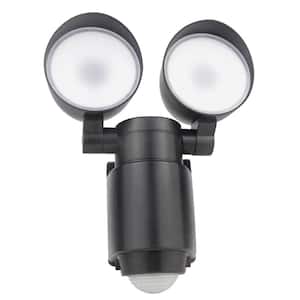 LED Motion Activated Battery-Operated Security Flood Light - 5000K IP65,1000 Lumens