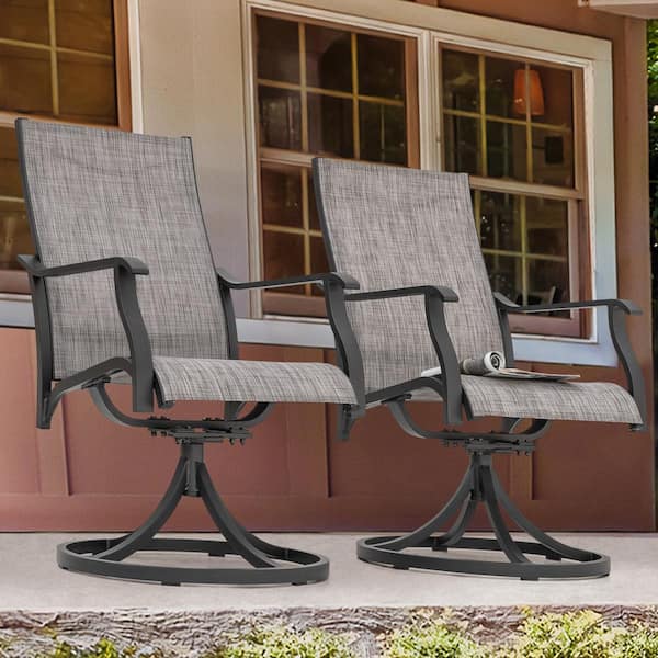 Nuu Garden Brown Textilene and Aluminum Outdoor Dining