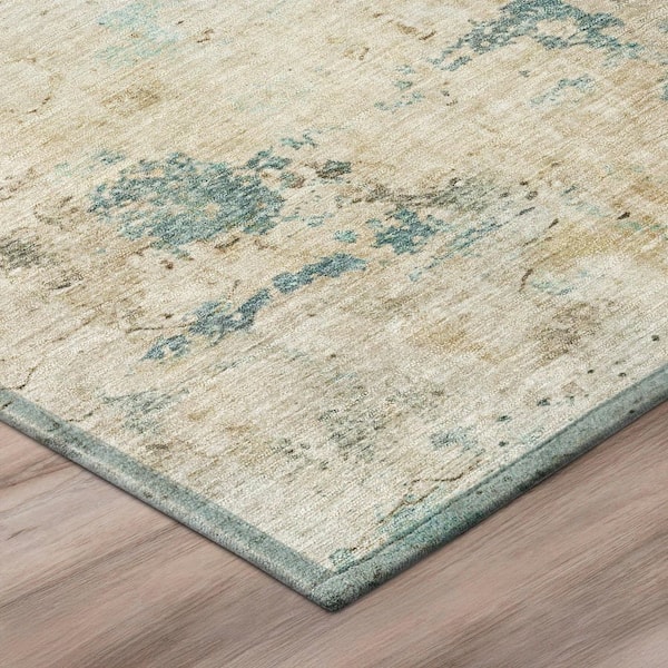 Chantille Machine Washable Indoor/Outdoor Abstract ACN2869 Ivory 10 ft. x 14 ft. Area Rug