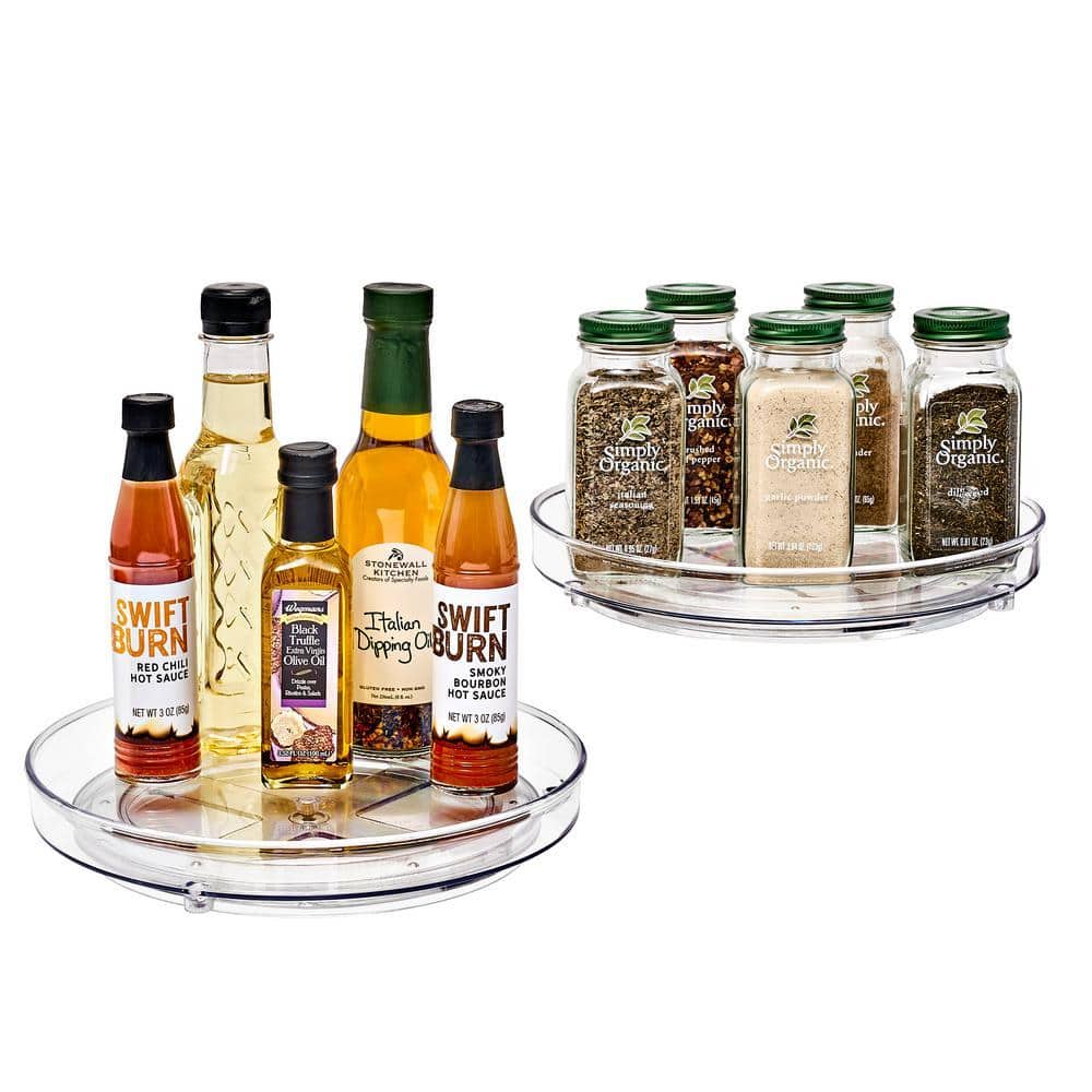 Sorbus Lazy Susan Organizer, 2-Pack FR-TURN1 - The Home Depot