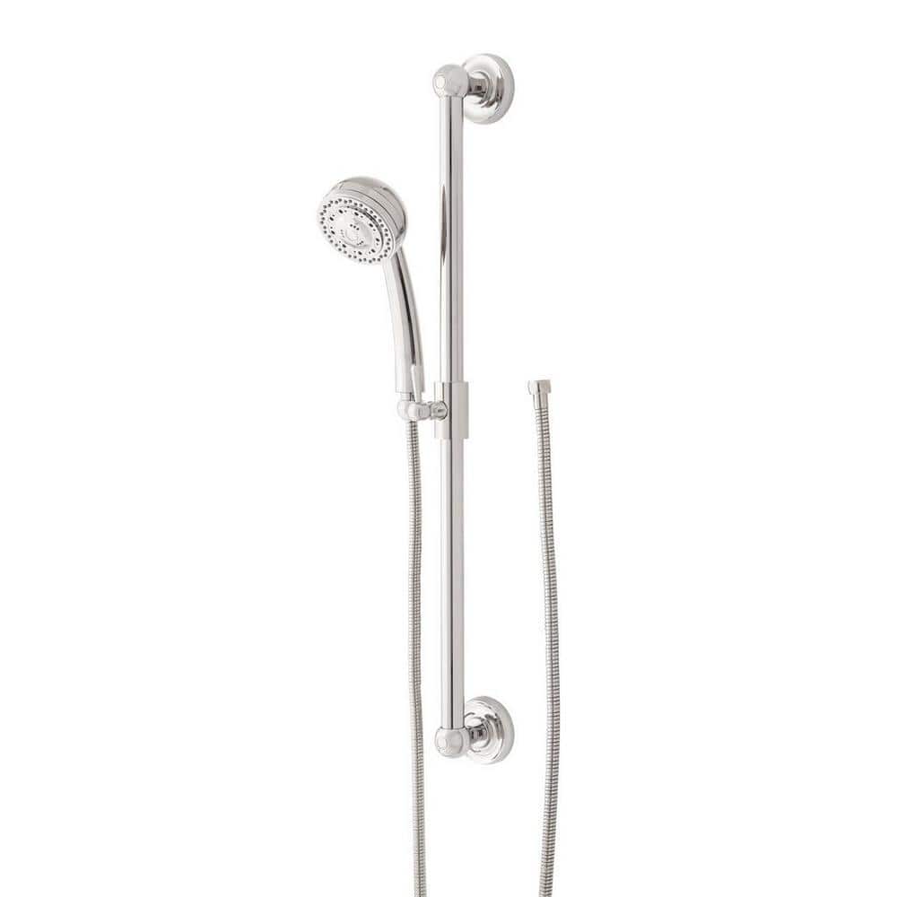Nickel Adjustable Height Multifunction Handheld Showerhead