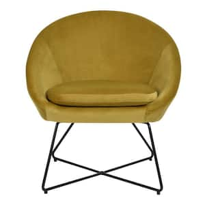 argos mustard armchair