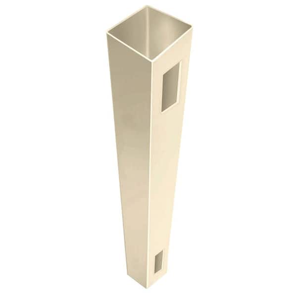 Barrette Outdoor Living 5 in. x 5 in. x 8-1/2 ft. Sand Vinyl Fence End Post
