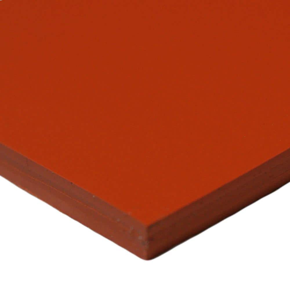 6 in. Width x 6 in. Length x 1/16 in. Thick Red/Orange Commercial Grade Silicone 60A (5-Pack) price history on PriceWatchPro